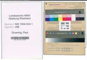 Entnazifizierung Paul Gruening , geb. 02.11.1912 (Assistenzarzt)