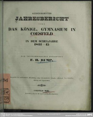Eine mathematische Abhandlung