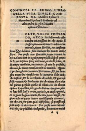 Libro della vita civile
