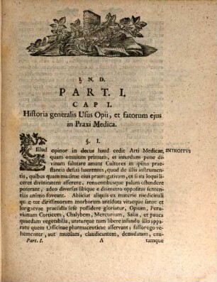 Vsvs Opii Salvbris Et Noxivs, In Morborvm Medela : Solidis Et Certis Principiis Svperstrvctvs, 1