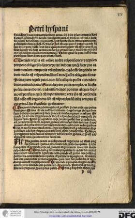 Hic ponit secundam regulam regulantem processum huius artis que continet duas partes, prima est omnes nostre responsiones et oppositiones...