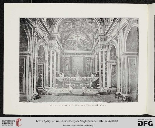 Certosa di S. Martino - L'interno della Chiesa