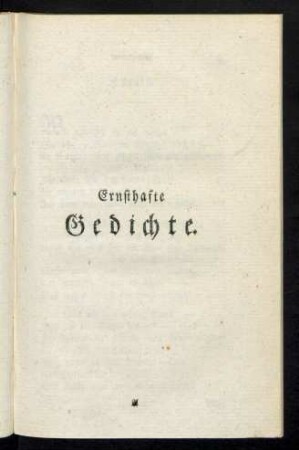 Ernsthafte Gedichte