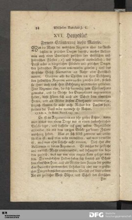 XVI. Hauptstück. Fernere Erläuterung dieser Materie.