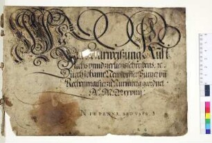 Schreibmeisterbuch – Nürnberg, STN, Nor. H. 1657