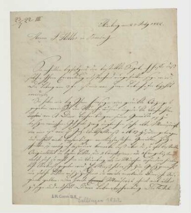 Brief von Anton Paul Dallinger an Joseph Heller