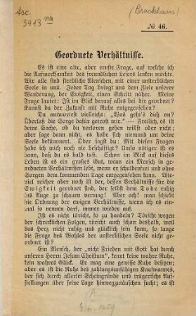 Geordnete Verhältnisse