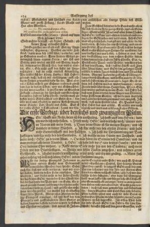 ... über den sechs und zwantzigsten Psalm