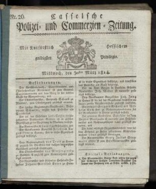Nr. 26, Mittwoch den 30sten Maerz. 1814