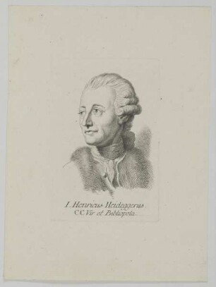 Bildnis des I. Henricus Heideggerus