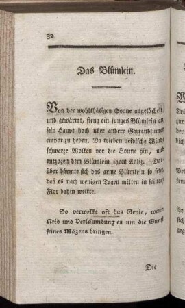 Das Blümlein.