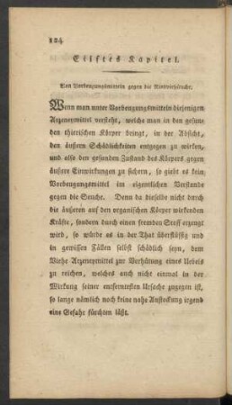 Eilftes Kapitel. Von Vorbeugungsmitteln gegen die Rindviehseuche