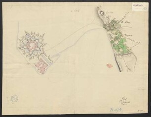 Plan von Pillau und Gegend
