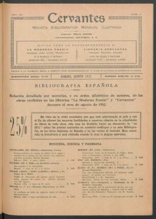 Bibliografía española