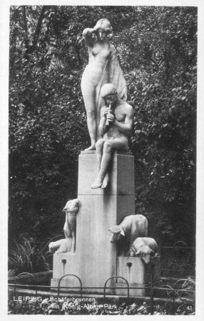 Leipzig: Schäferbrunnen im König-Albert-Park