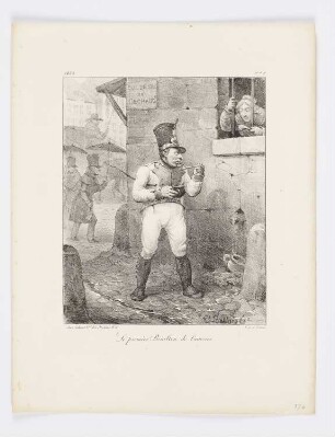 Le premier Bouillon de l’amour, aus: "Album pour 1823"
