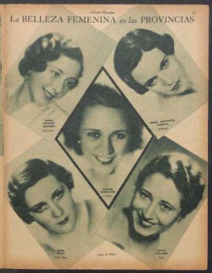 La belleza femenina en las provincias [Fotografías]