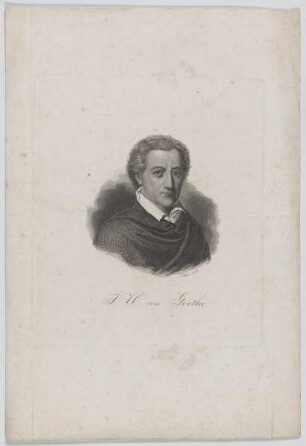 Bildnis des J. W. von Goethe