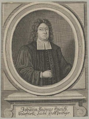 Bildnis des Johann Andreas Gleich