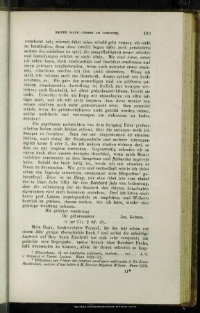 Jacob Grimm an August Wilhelm von Schlegel, Göttingen, 17.09.1833