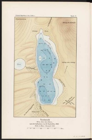 Karte der Senke von Tasiusak, 1:7 000, 1892