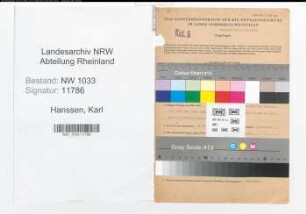 Entnazifizierung Karl Hanssen , geb. 28.07.1898 (Polizeibeamter)
