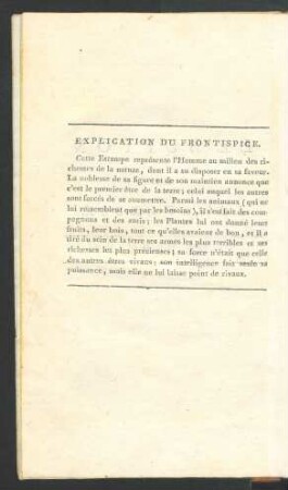 Explication du Frontispice