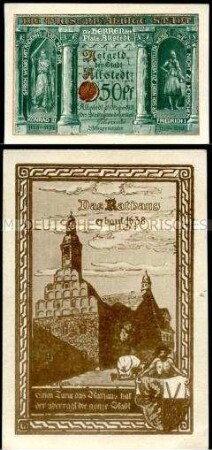 Allstedt 50 Pfennig, Notgeldserie