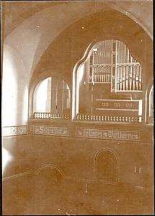 Fischer, Theodor; Gaggstatt; Ev. Kirche - Innenansicht zur Apsis