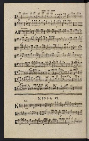 16-20, Missa VI.