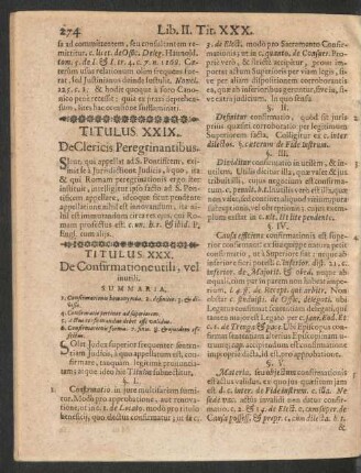 Titulus XXIX. De Clericis Peregrinantibus