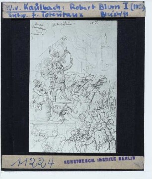Kaulbach, Entwurf für "Totentanz"