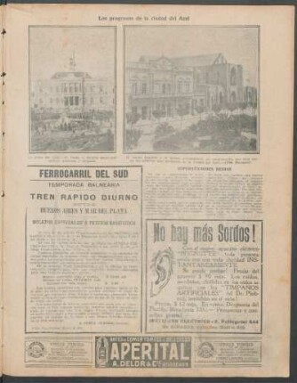 Los progresos de la ciudad del Azúl