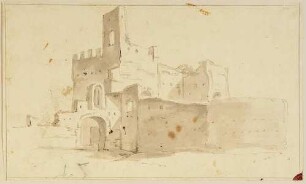 Ruine eines Kastells in Italien