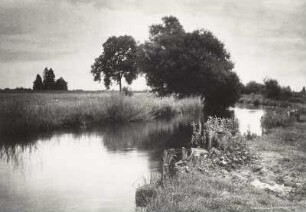 Flußlandschaft : Flußlandschaft. Bromöldruck; 25 x 37,2 cm. 1904. Dresden: Ausstellung "Photographie in Dresden", 1982
