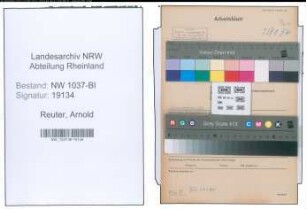 Entnazifizierung Arnold Reuter , geb. 05.08.1893 (Kaufmann)