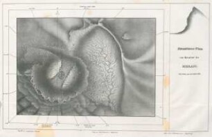 Taf. IX. Situations-Plan vom Krater des Merapi