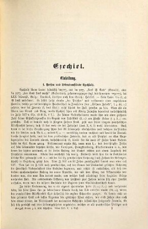 Das Buch Ezechiel