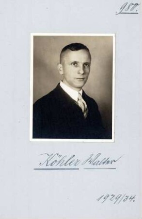 Köhler, Walter, NSDAP