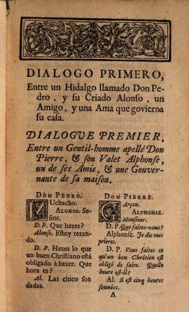 Dialogos nuevos en español y francès