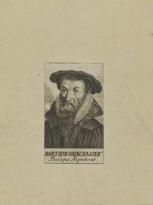 Bildnis des Bartholomaeus Nasser