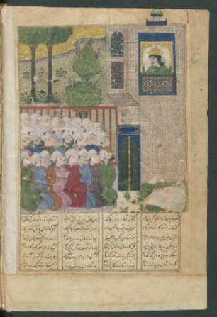 Der König von Ägypten gibt eine Audienz