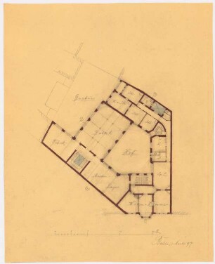 Wohnhaus Gitschiner Straße 108, Berlin-Kreuzberg: Grundriss