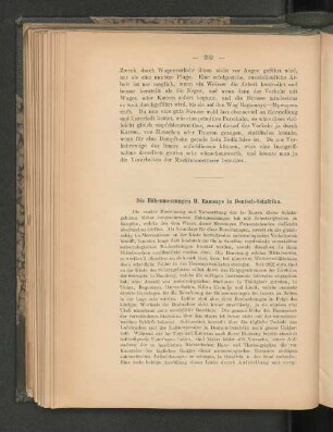 Die Höhenmessungen H. Ramsays in Deutsch-Ostafrika.