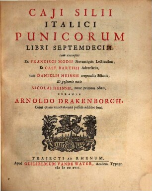 Punicorum libri XVII