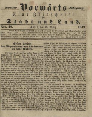 2.1849, Nr.20(10.März)