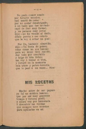 Mis recetas