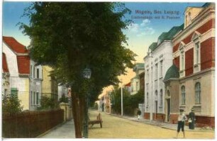 Mügeln. Lindenstraße mit Königl. Postamt