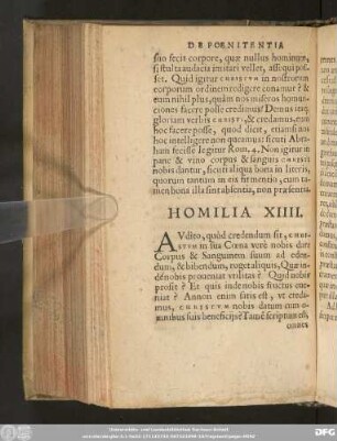 Homilia XIIII.