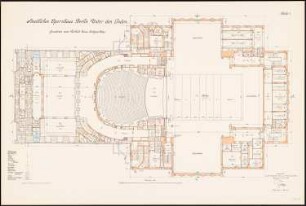Staatsoper, Berlin Umbau: Grundriss Erdgeschoss 1:100